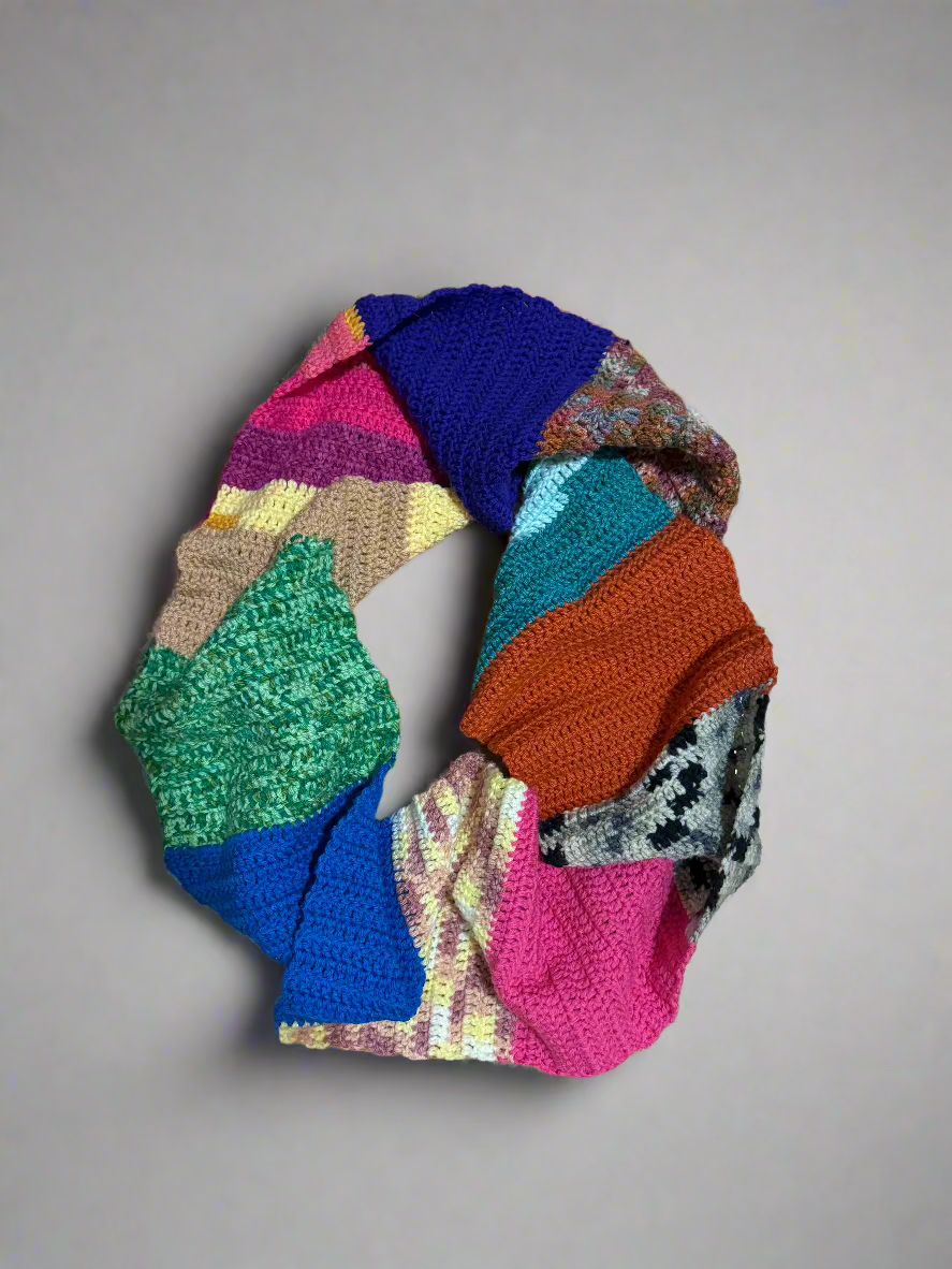 Infinity Scrap Scarf (Bright Multi)