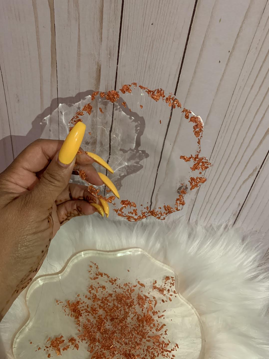 5pc Coaster & Mini Tray Set